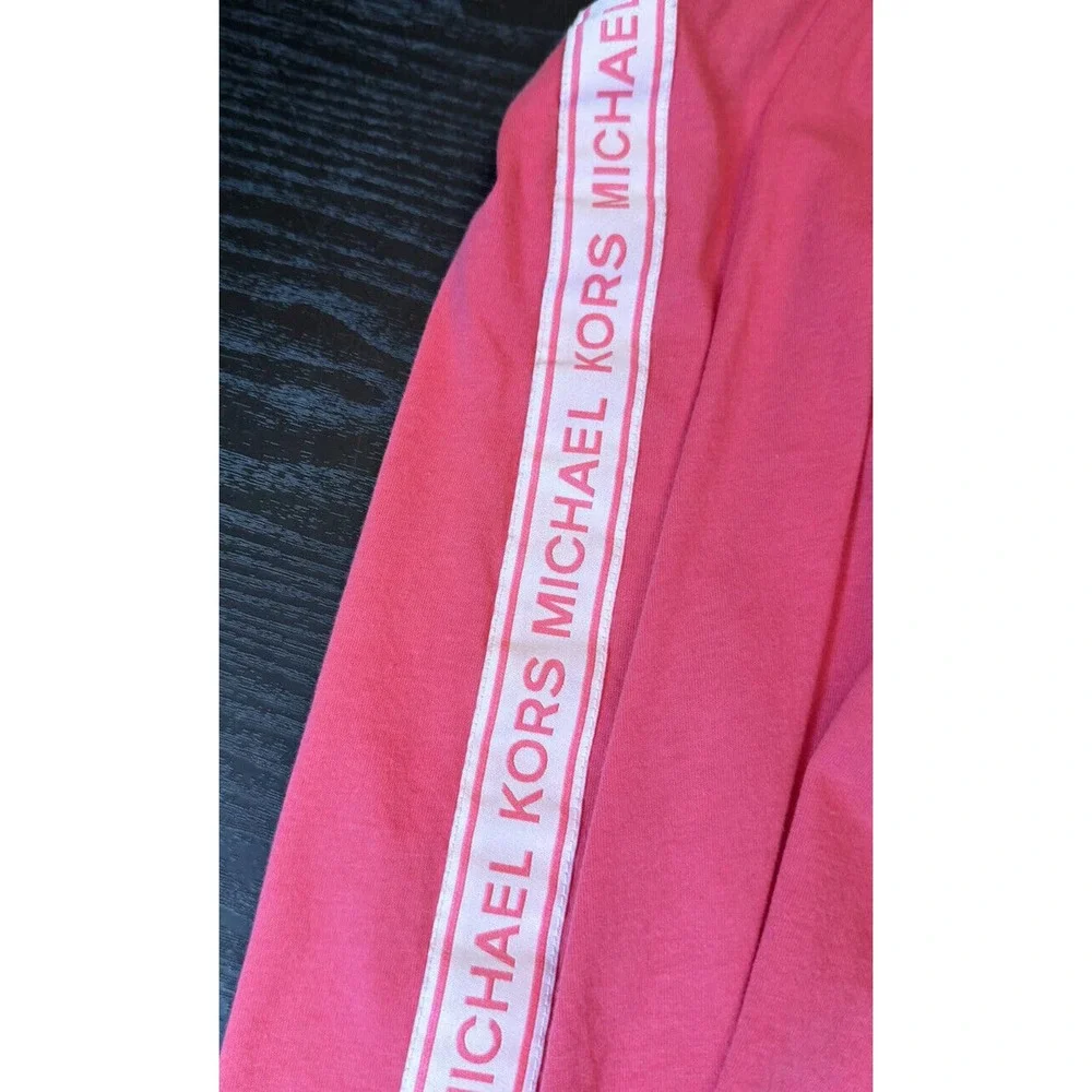 Michael Kors Womens Logo Tank Top Pullover Stretch‎ Tape Logo Sz 3x